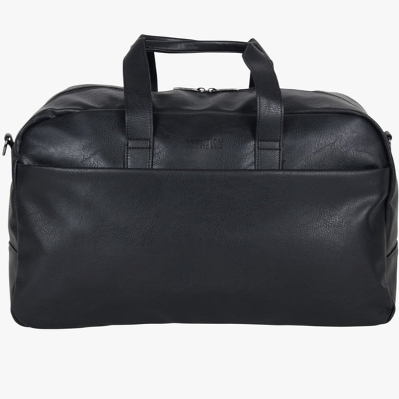 Kenneth Cole REACTION Port Stanley Duffel Pebbled Vegan Leather Carry on… - Picture 4 of 10